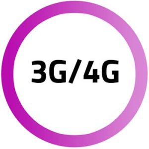 3G, 4G or 5G connection required